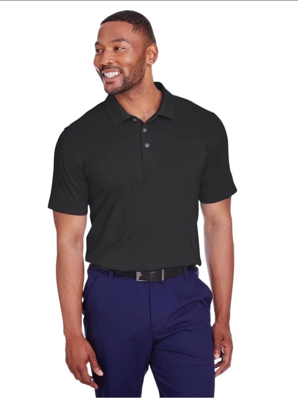 Puma Men's Black Performance Polo Shirt
